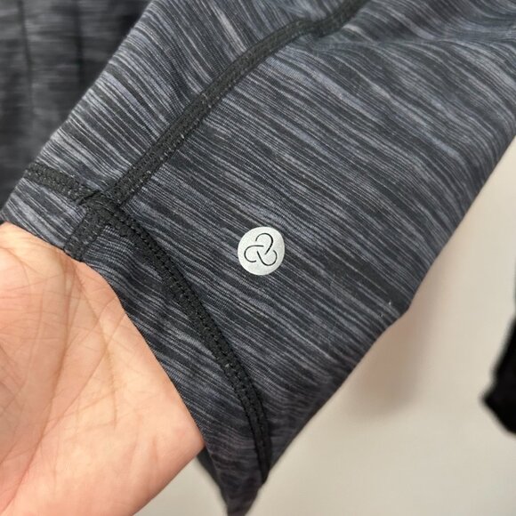 Zella Soft Hooded Space Dye Long Sleeve Top Lightweight - Picture 4 of 8